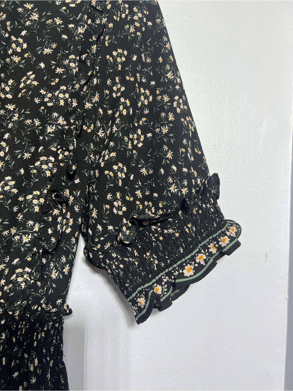 Max Studio Black Floral Tiered Maxi Dress - Picture 11 of 15